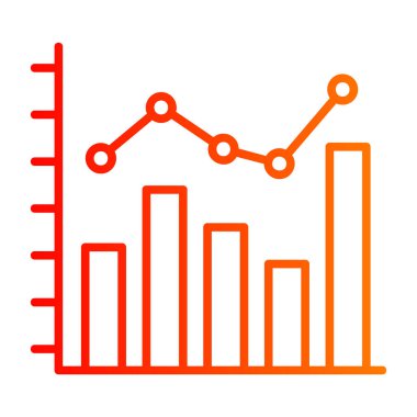 grafik ikonu vektör illüstrasyonu