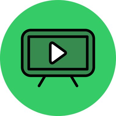 Kişisel ve ticari kullanım için vektör lcd simgesi.