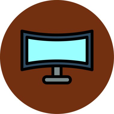 Bir dizüstü bilgisayarın vektör çizimi