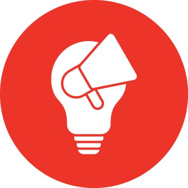 Moda biçimi izole edilmiş arkaplanda ampul simgesi