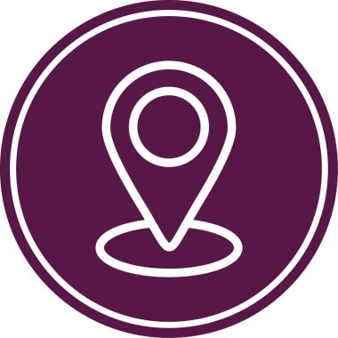 harita işaretleyici pin simgesi vektör illüstrasyonu