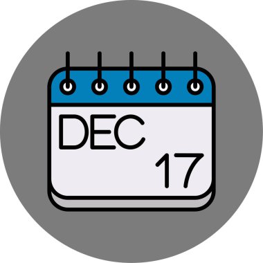 Takvim Simgesi Soyut Arka Gruplamada İzole Edildi