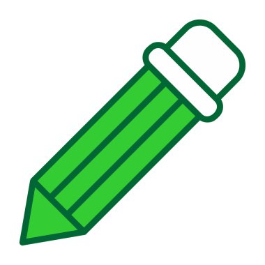 Kalem ince çizgi vektör simgesi