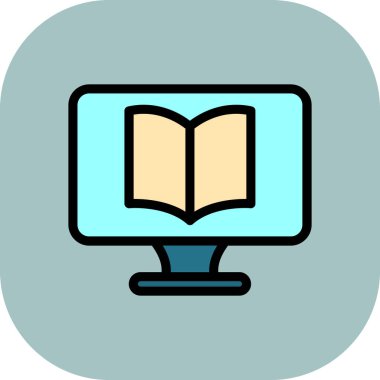 Bilgisayar simgesi. vektör illüstrasyonu