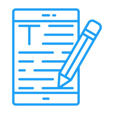 Belge. Web simgesi basit illüstrasyon