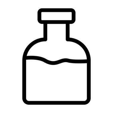 şişe simgesi vektör illüstrasyonu