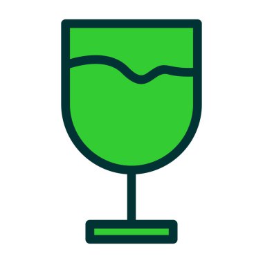 şarap kabı ikonu vektör illüstrasyonu