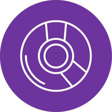 Vektör evrensel simgesi Trendy bakmak.