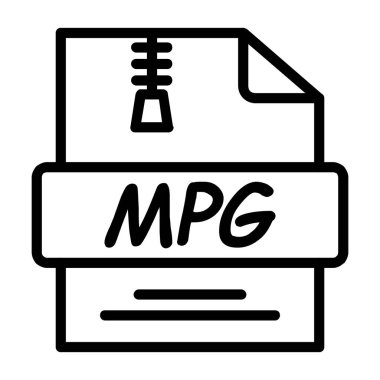 Dijital dosya simgesini, vektör çizim