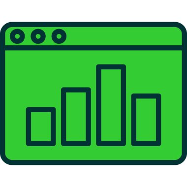 seo modern simgesinin vektör illüstrasyonu