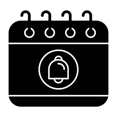 takvim vektörü düz simgesi