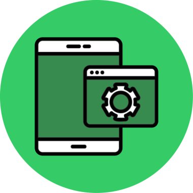 seo modern simgesinin vektör illüstrasyonu