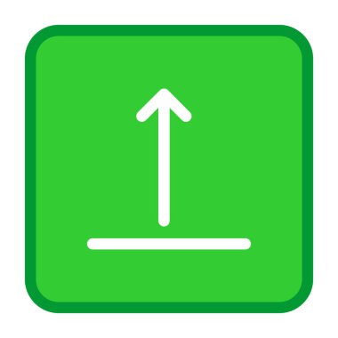 ok sağ simge yeşil vektör illüstrasyonu