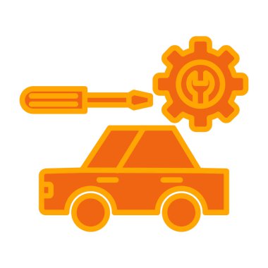 Araba tamir servisi. Basit tasarım