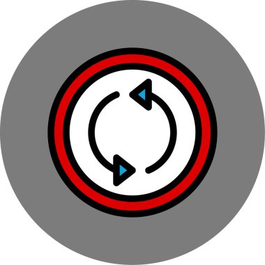 ok simgesi vektör illüstrasyonu