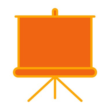 resim tablosunun düz tasarım simgesi