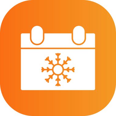 Kar Tanesi ikonu. vektör illüstrasyonu