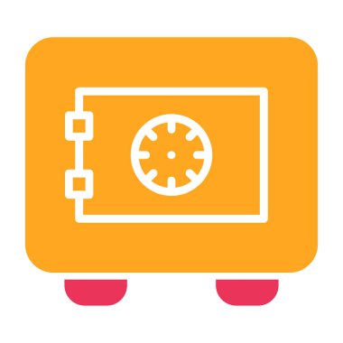 Güvenli renkli vektör simgesi