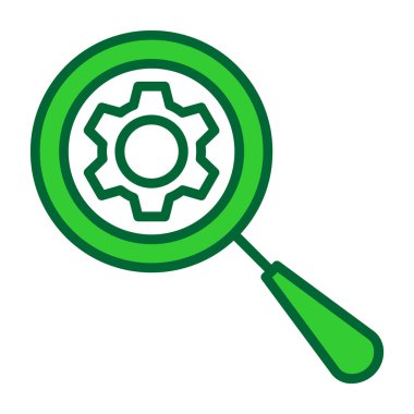 Büyütme cam vektör çizimi