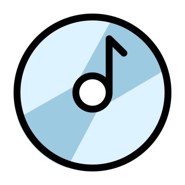 Müzik notası. Basit resimleme