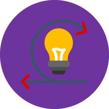 ampul vektör simgesi, illüstrasyon