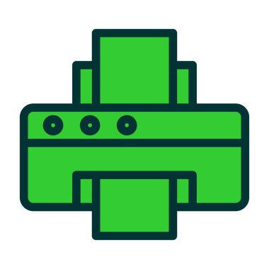 Çizgi film simgesinin vektör çizimi