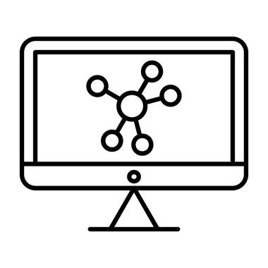 Web simgesi vektör illüstrasyonu