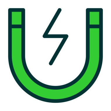 mıknatıs simgesi vektör çizimi