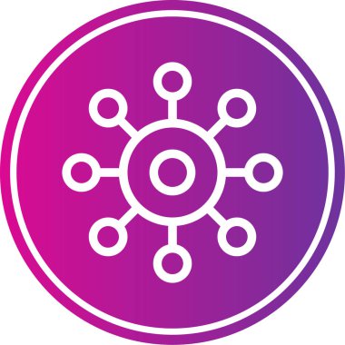 Modern simgenin vektör illüstrasyonu