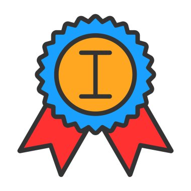 Beyaz arkaplanda izole edilmiş basit moda rozet simgesi. senin sembolün