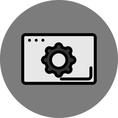 seo modern simgesinin vektör illüstrasyonu