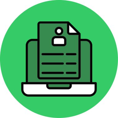 Kişisel ve ticari kullanım için vektör dosya simgesi.