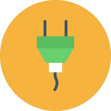 güç dolgu vektör simgesi