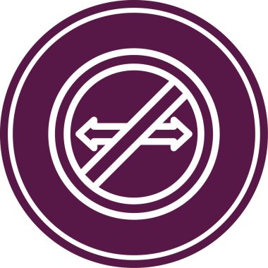 İşaret simgesi vektör çizimi yok