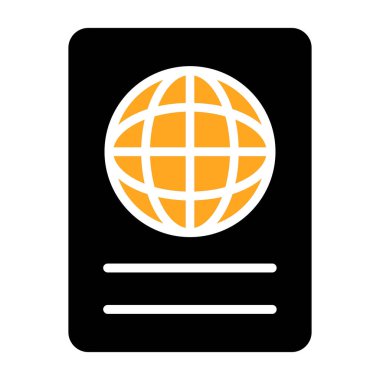 Küresel simge vektör illüstrasyonu