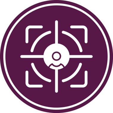 Benzersiz hedef vektör illüstrasyonu