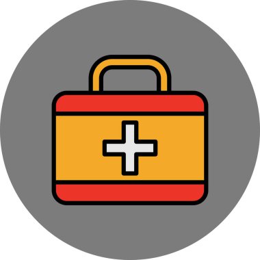 Tıbbi olgu kutsal kişilerin resmi, vektör çizim