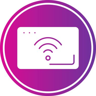 wifi simgesi vektör illüstrasyonu