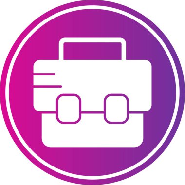 Çanta. Web simgesi basit tasarım