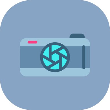 kamera fotoğrafçılık simgesi - taslak biçimi