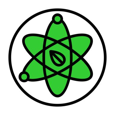 atom. Web simgesi basit tasarım