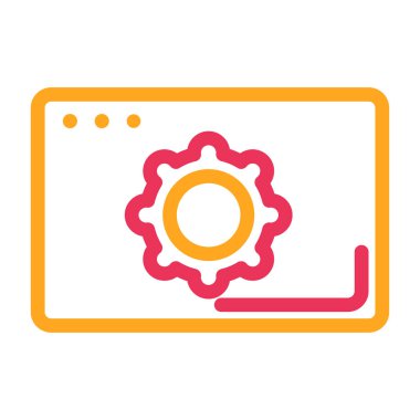 Web simgesi vektör tasarımı