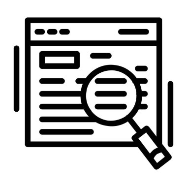 Arama motoru optimizasyon simgesi, özet biçimi