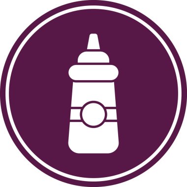 şişe simgesi vektör illüstrasyonu