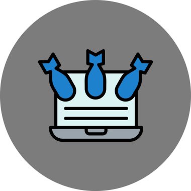 taç vektör simgesi modern basit illüstrasyon