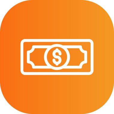 Dolar Simgesi Soyut Arkaplanda İzole Edildi