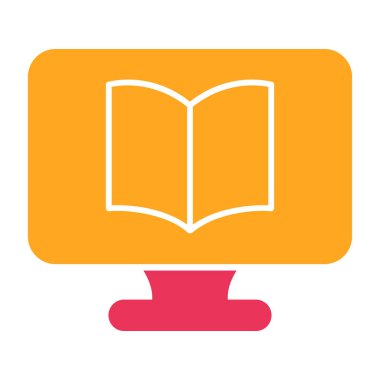 kitap simgesi vektör illüstrasyonu