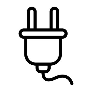 Tak vektör ince çizgi simgesi