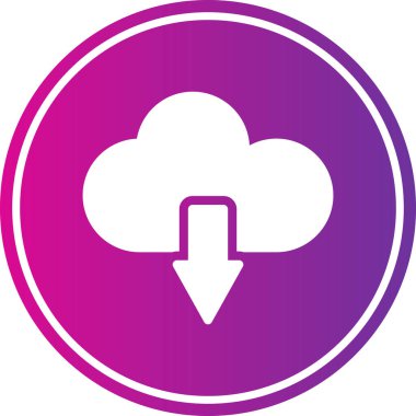 Bulutun vektör illüstrasyonu