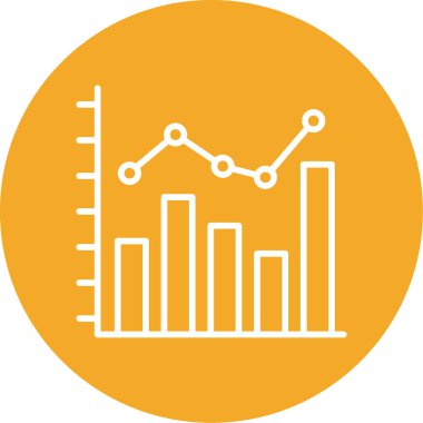 grafik vektör simgesi modern basit illüstrasyon, grafik